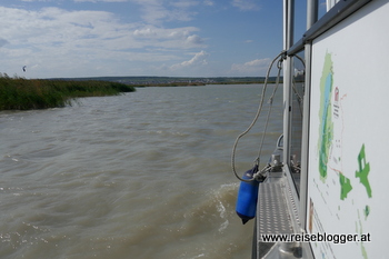 Mit dem Solarboot am Neusiedler See